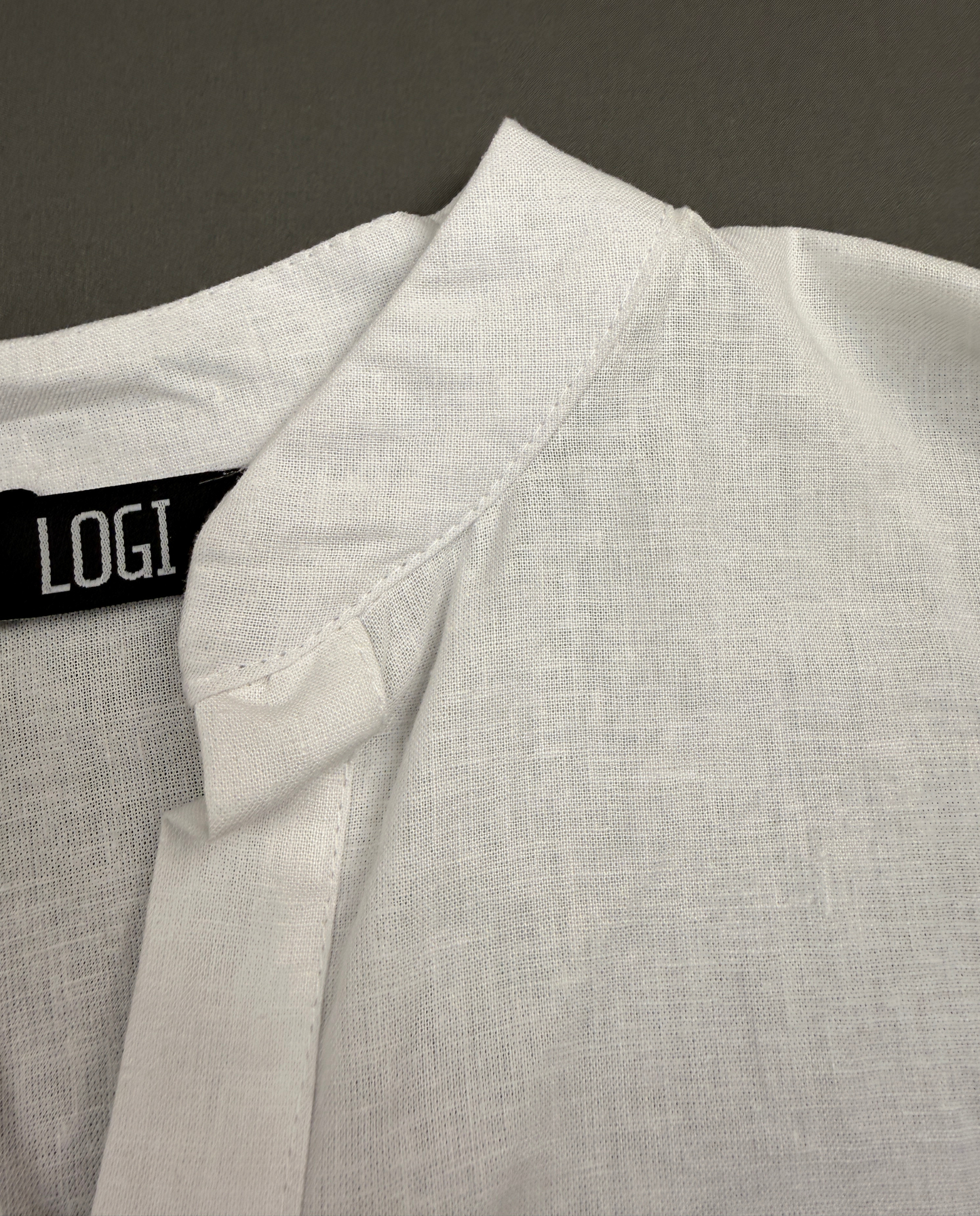 CAMICIA GURU IN LINO VISCOSA