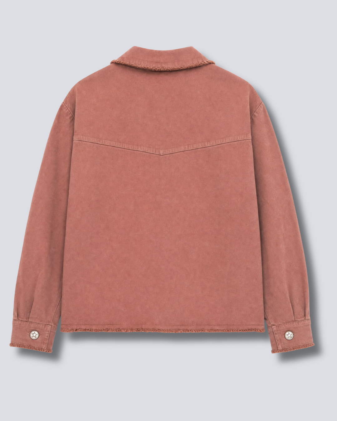 GIUBBINO DENIM E FELPA FRANGE