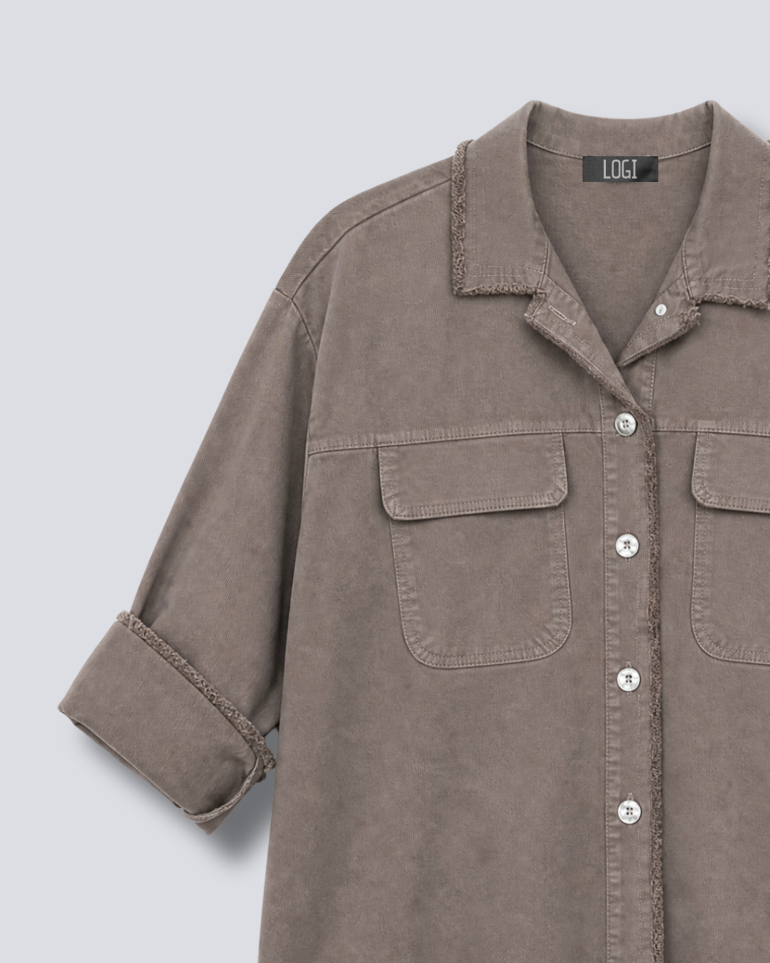 GIUBBINO DENIM E FELPA FRANGE