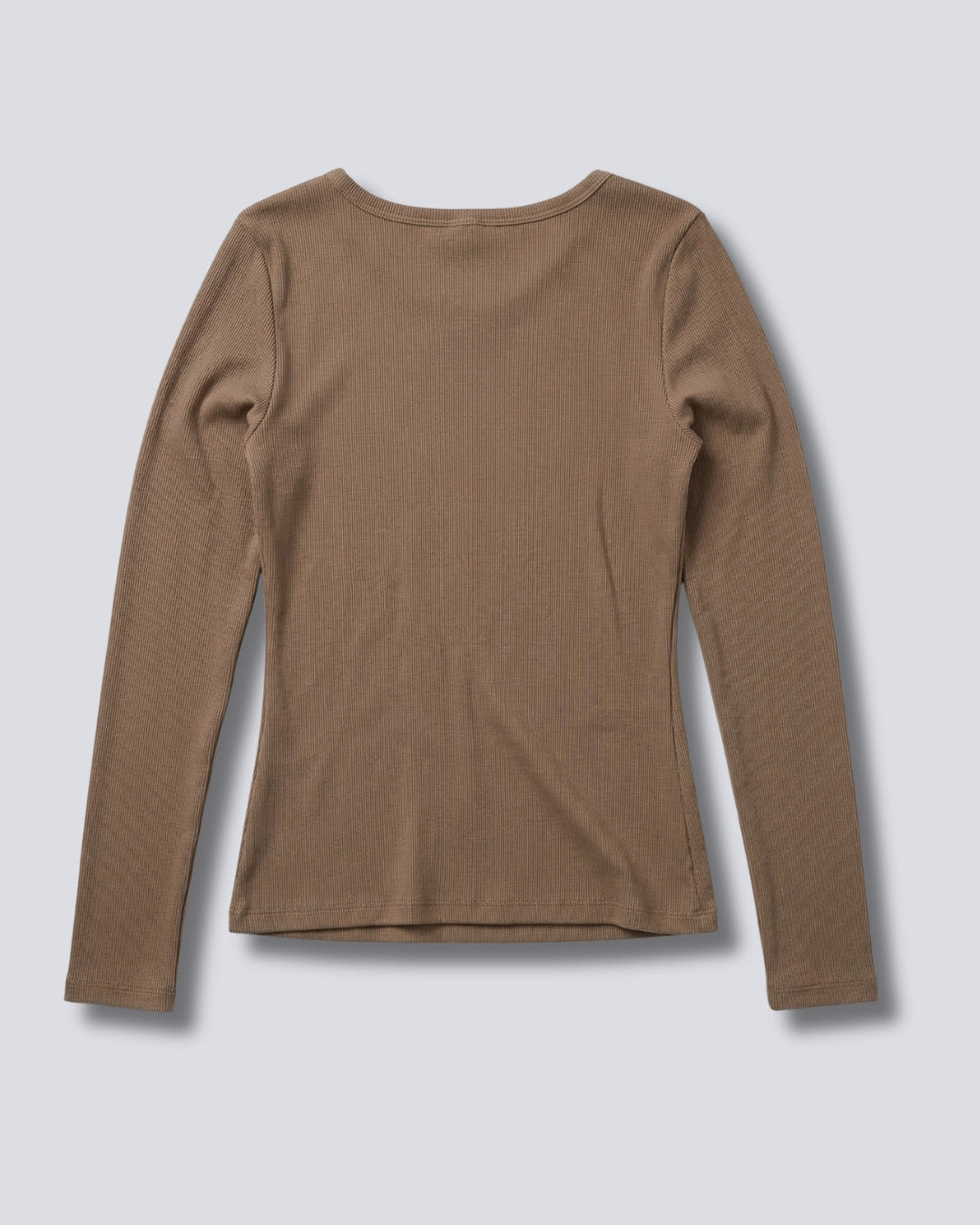MAGLIA A COSTINE MANICA LUNGA