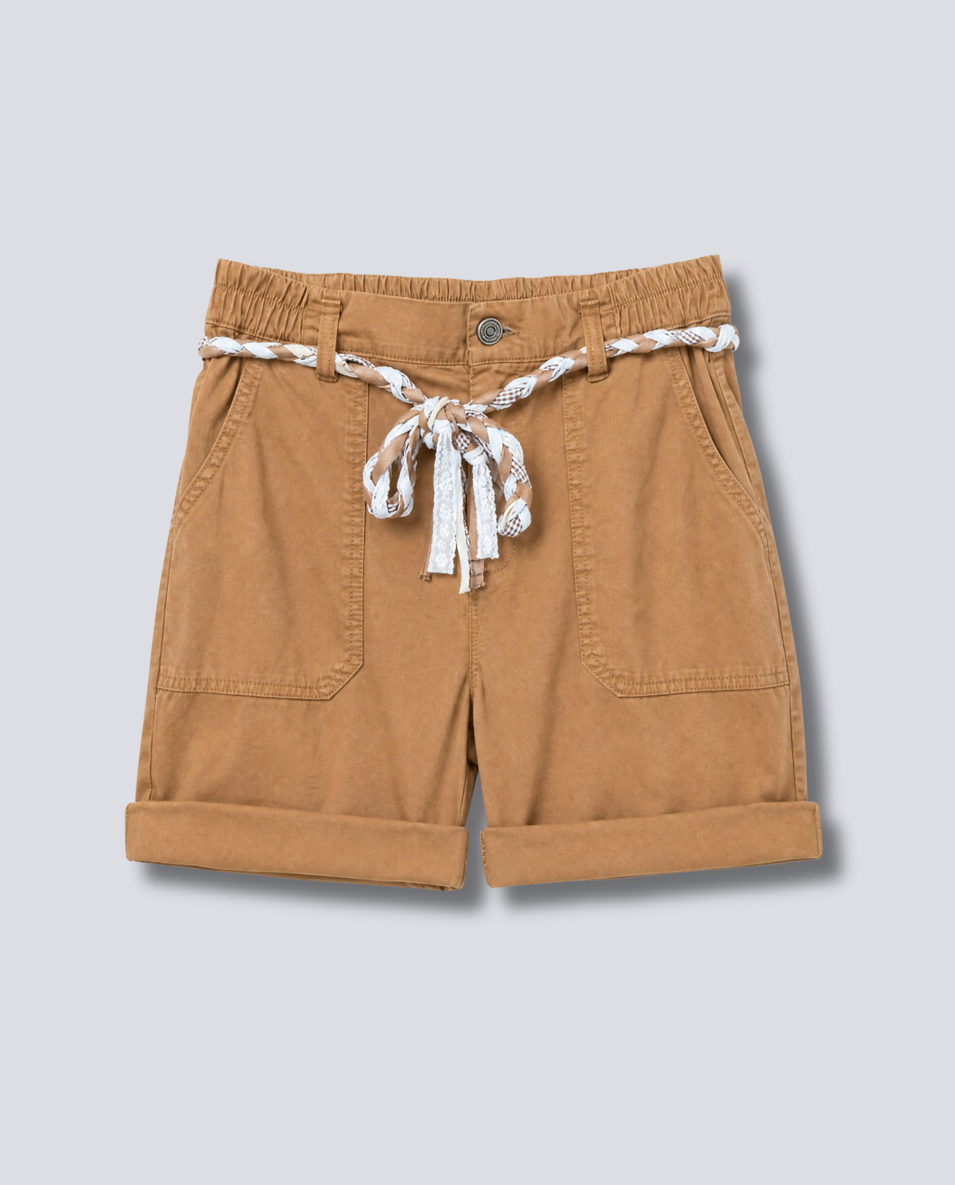 SHORTS ELASTICO CINTA TASCA LAVORO