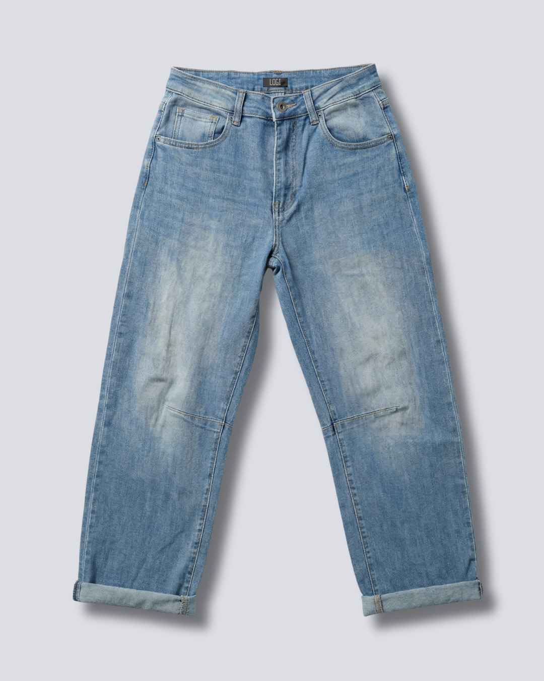 JEANS BALOON CHIARO