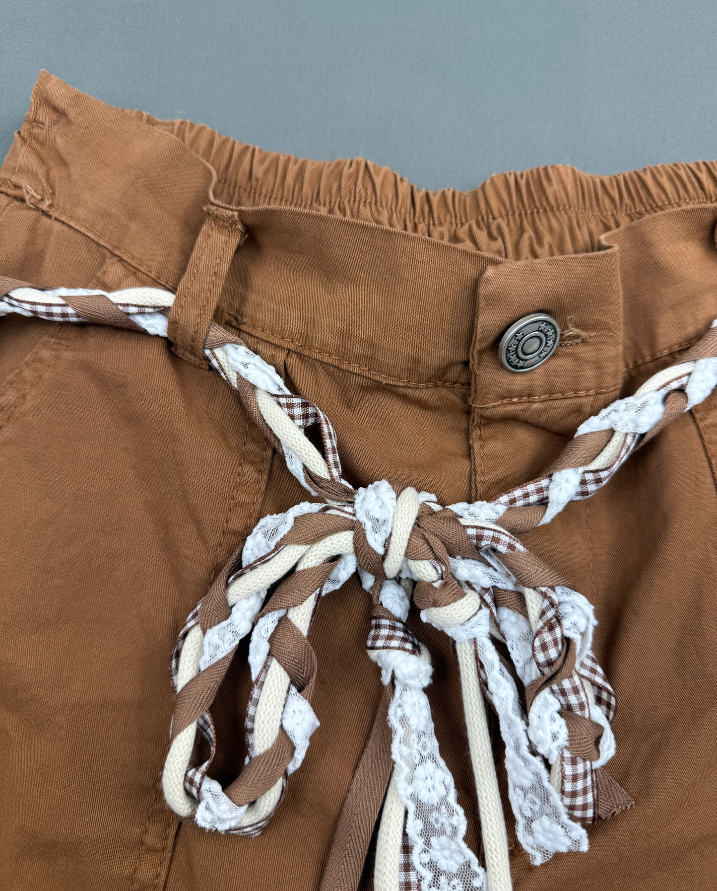 SHORTS ELASTICO CINTA TASCA LAVORO