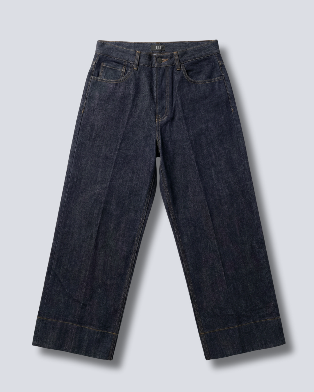 JEANS PALAZZO CROPPED