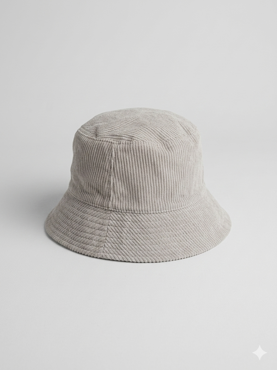 CAPPELLO BUCKET IN VELLUTO A COSTE