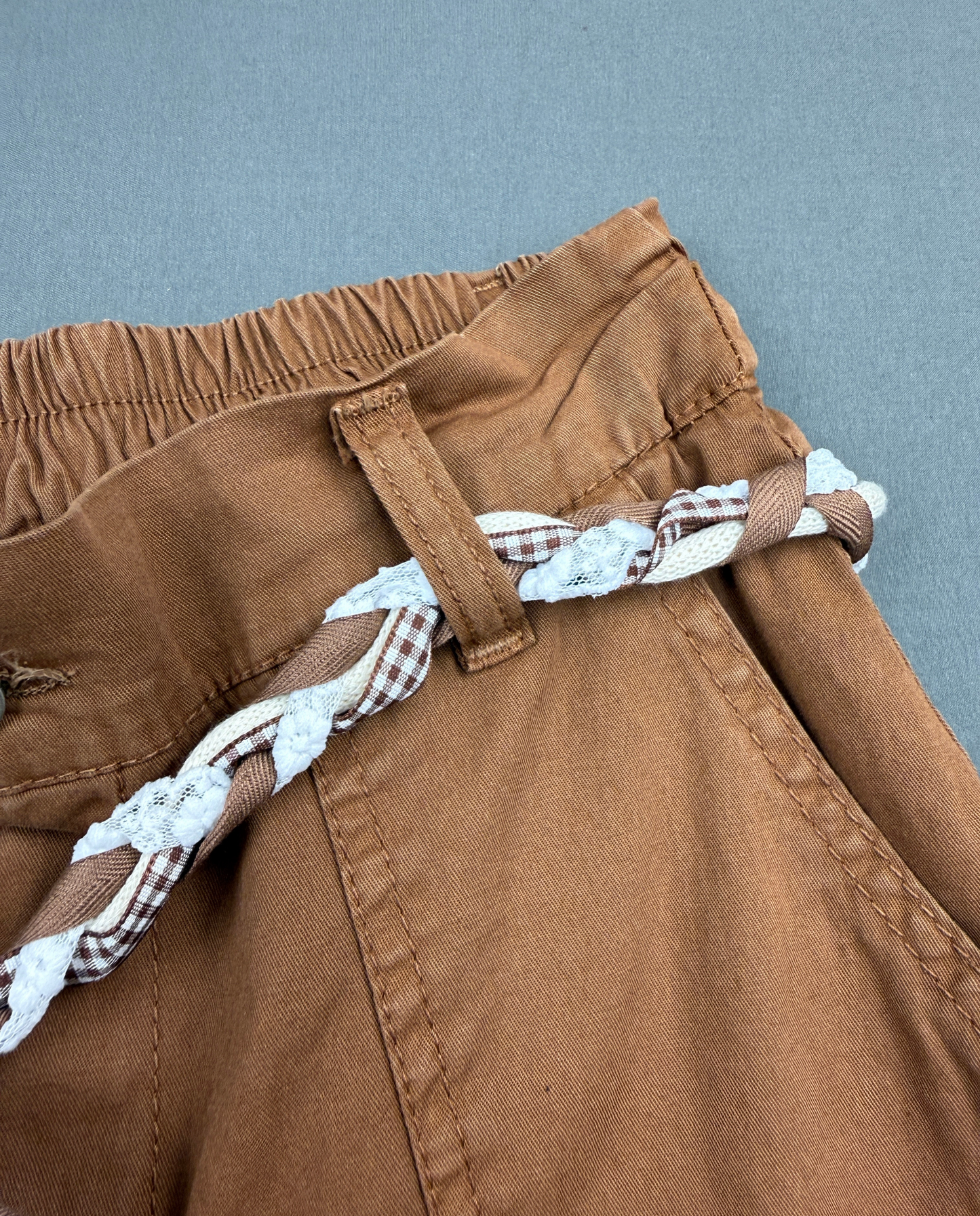 SHORTS ELASTICO CINTA TASCA LAVORO