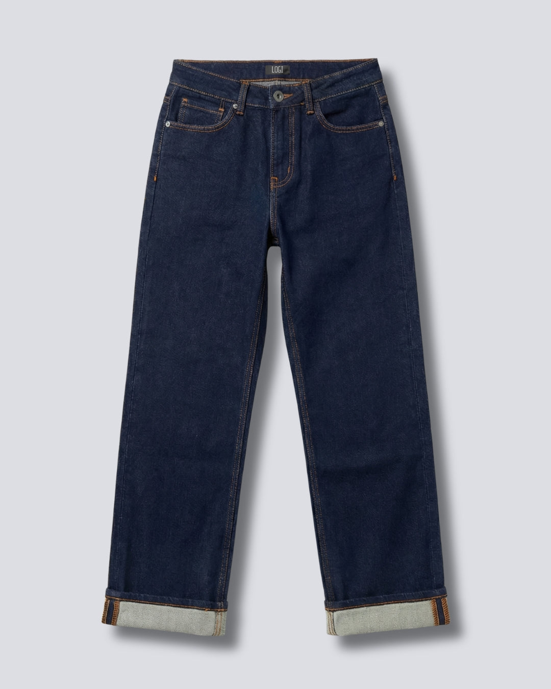 JEANS CROP RISVOLTO