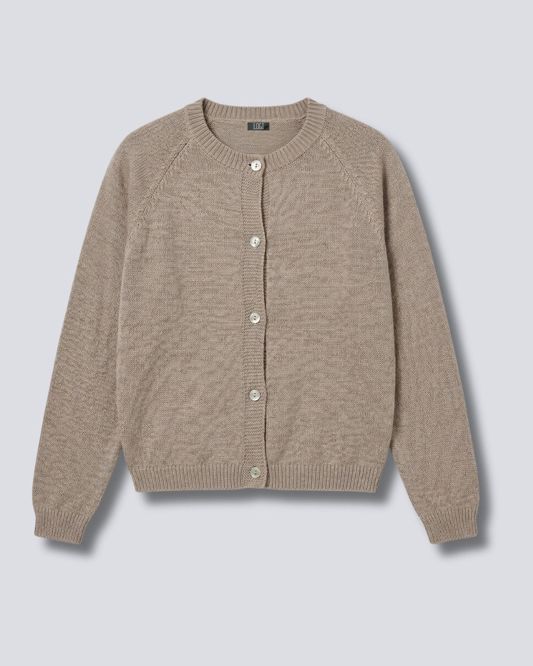 CARDIGAN 5 BOTTONI MANICA RAGLAN