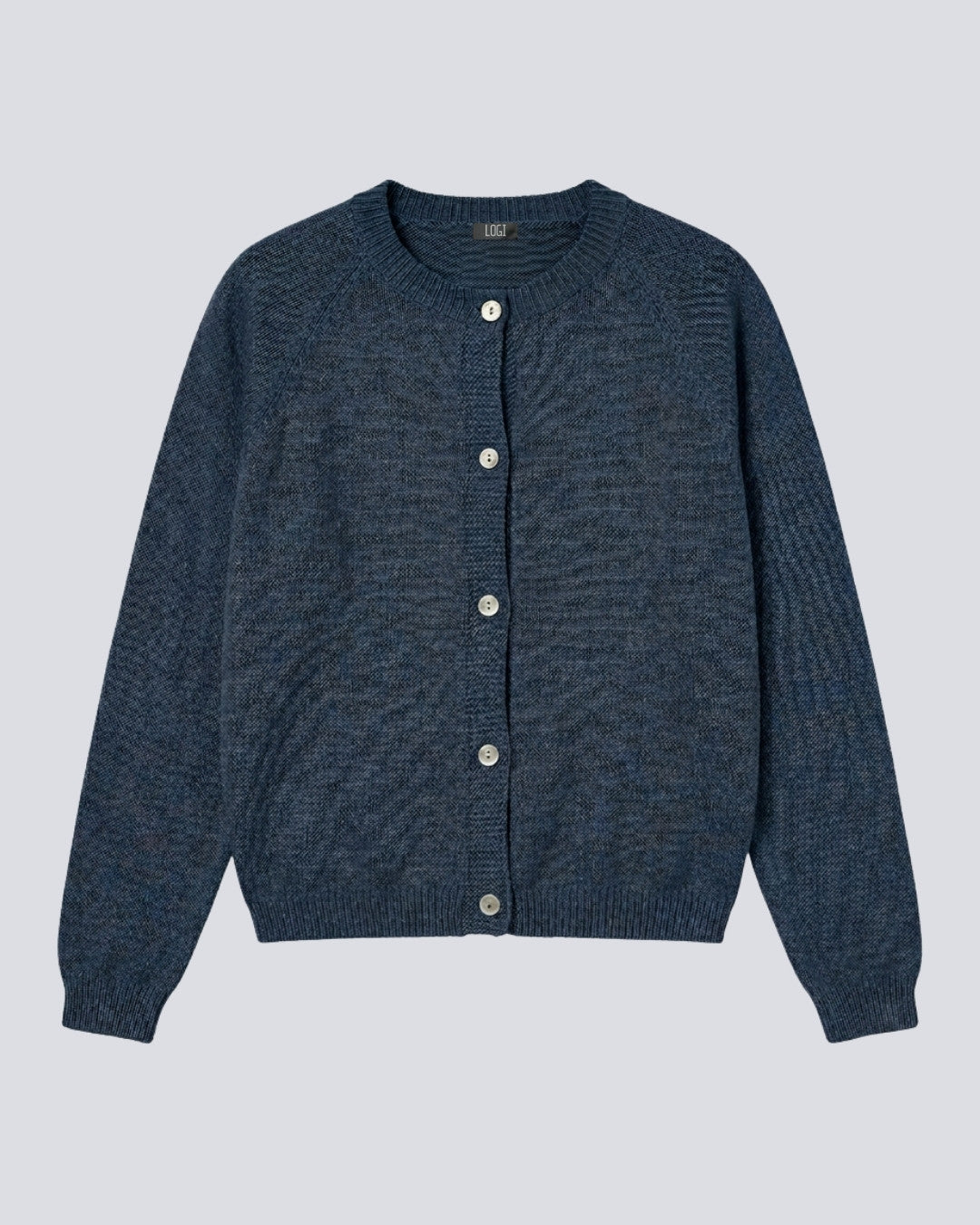 CARDIGAN 5 BOTTONI MANICA RAGLAN
