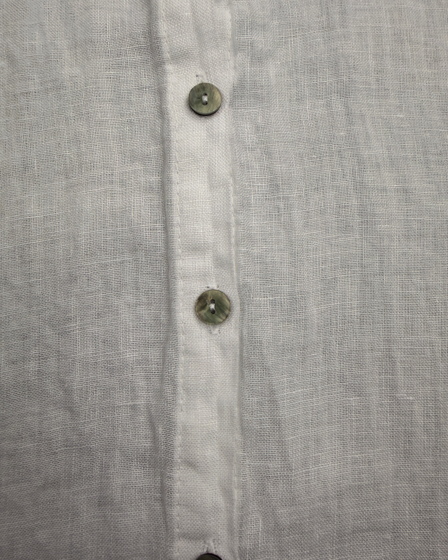 CAMICIA IN LINO OVER MANICA CORTA