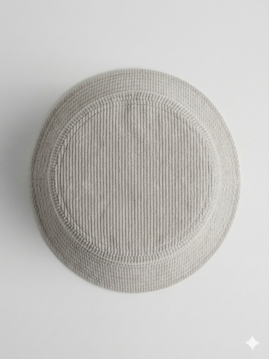 CAPPELLO BUCKET IN VELLUTO A COSTE