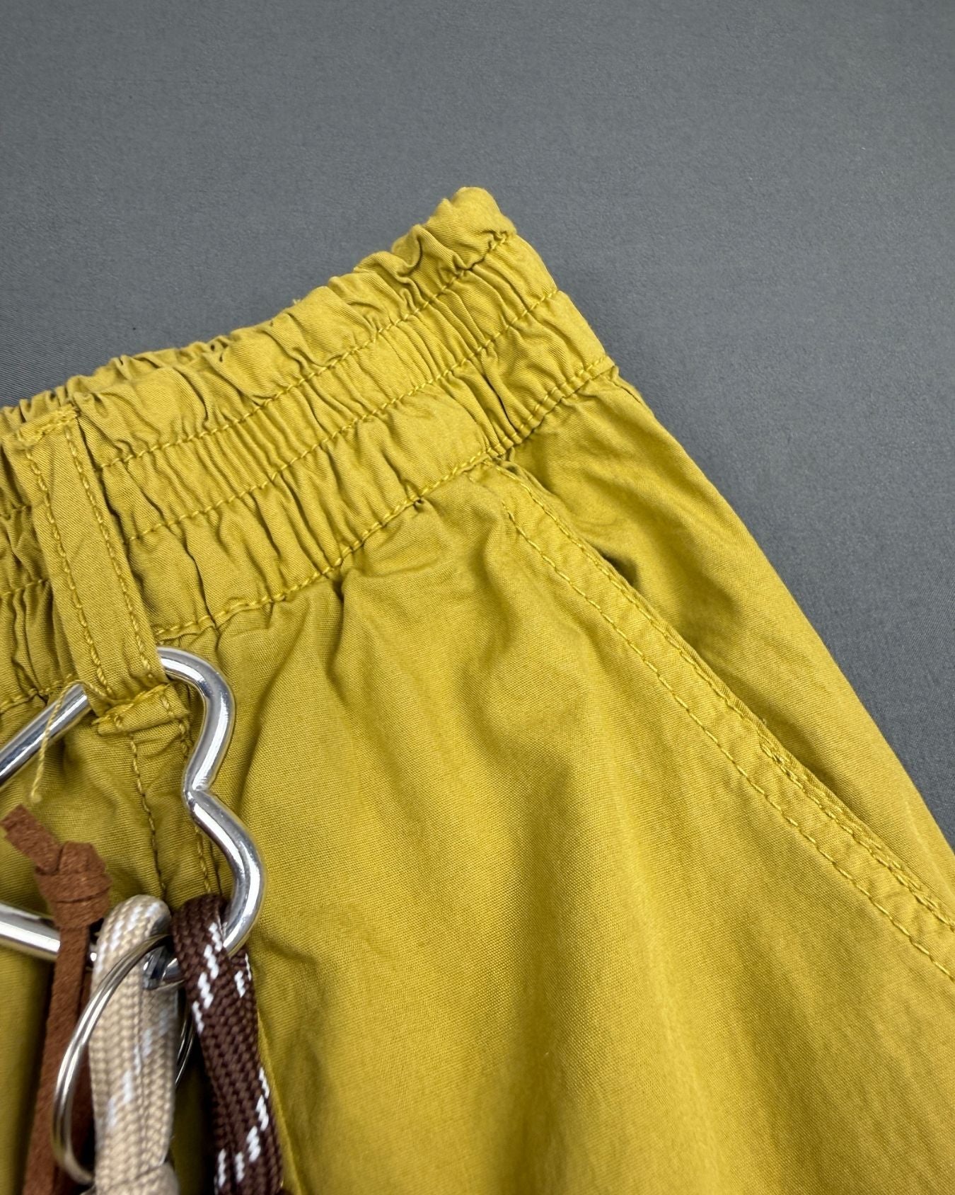 PANTALONE IN TELA DI COTONE ELASTICO