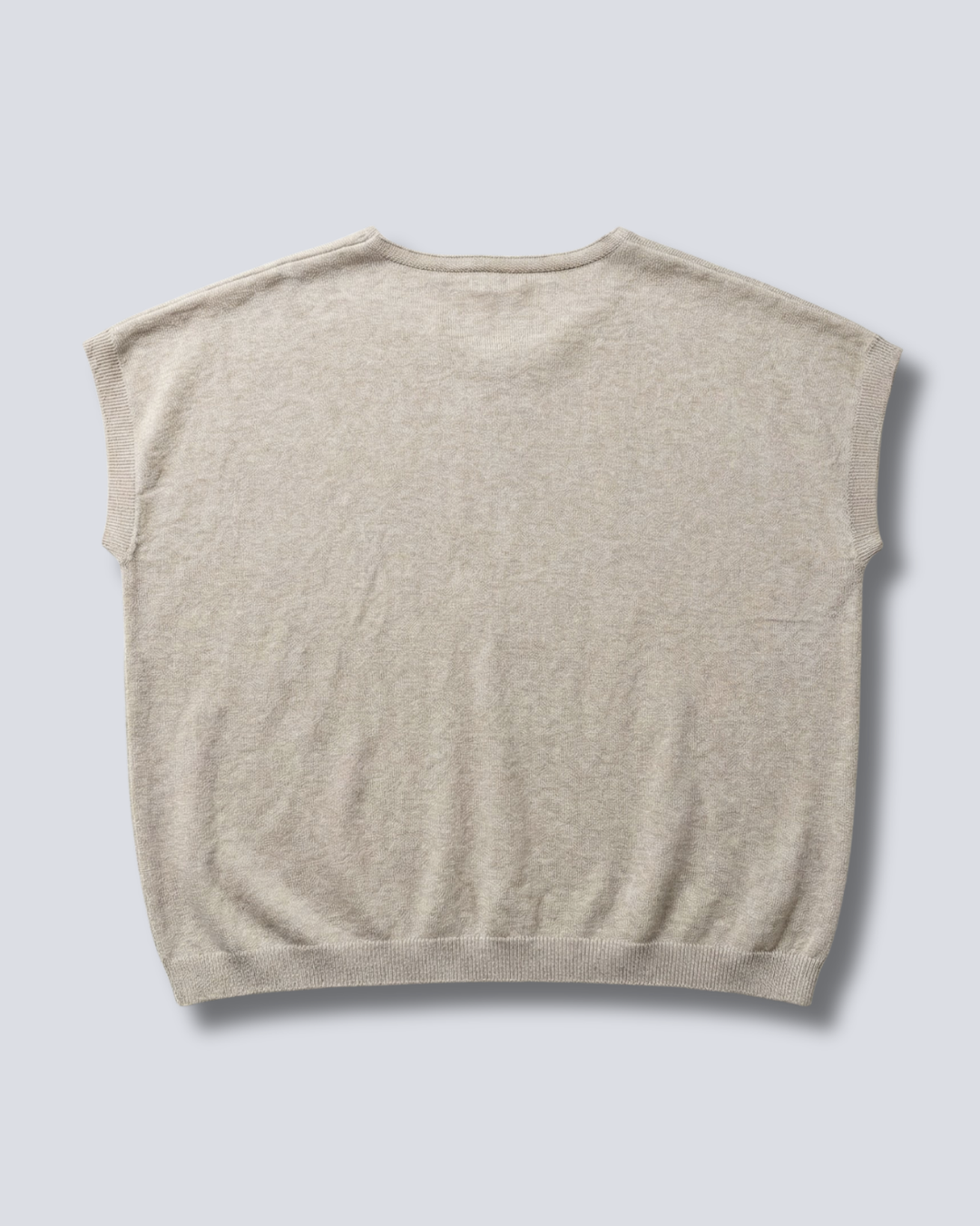 MAGLIA SMANICATA SCOLLO A V