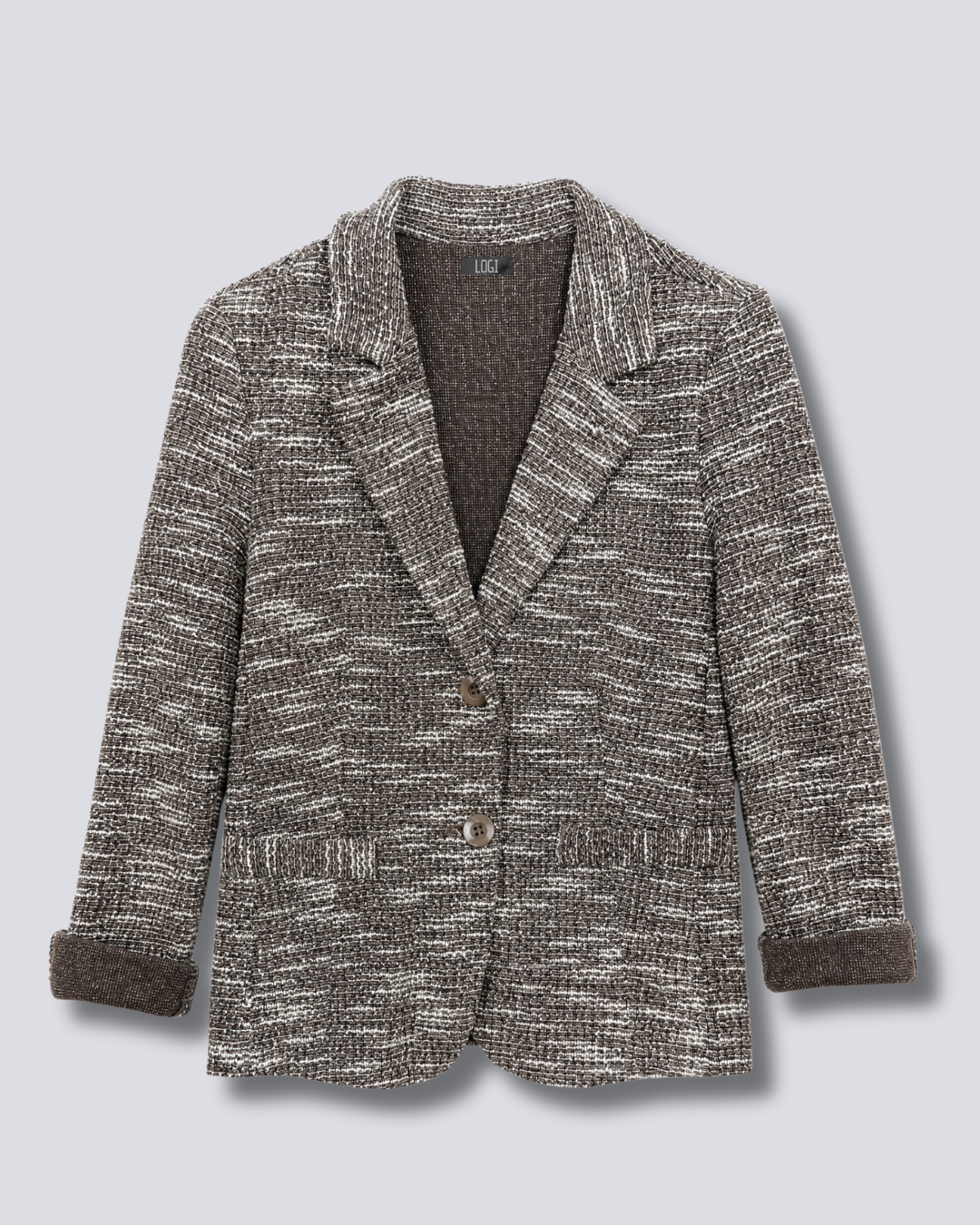 GIACCA SLIM FIT FANTASIA LUREX