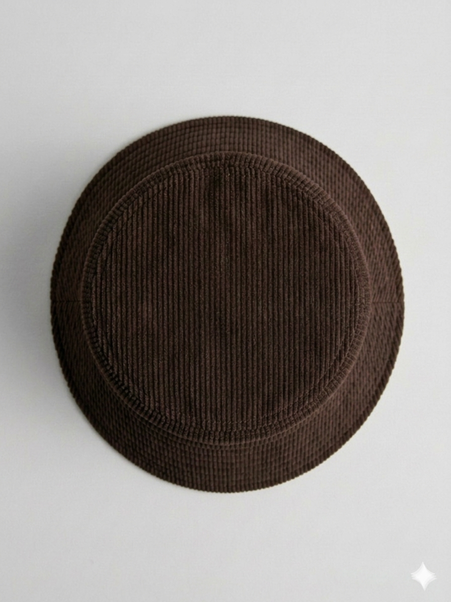 CAPPELLO BUCKET IN VELLUTO A COSTE