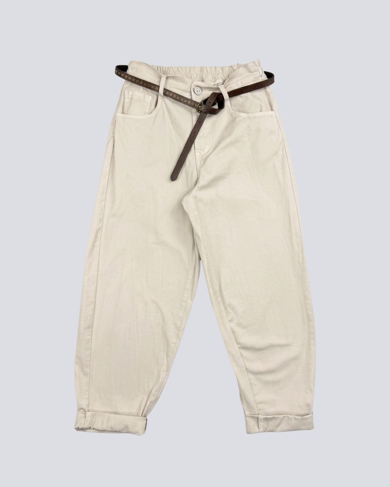 PANTALONE C.TASCHE ELASTICO E CINTA