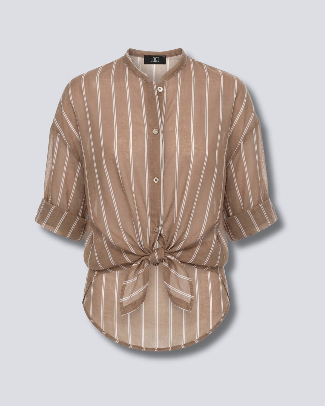 CAMICIA FIOCCO FANTASIA RIGHE