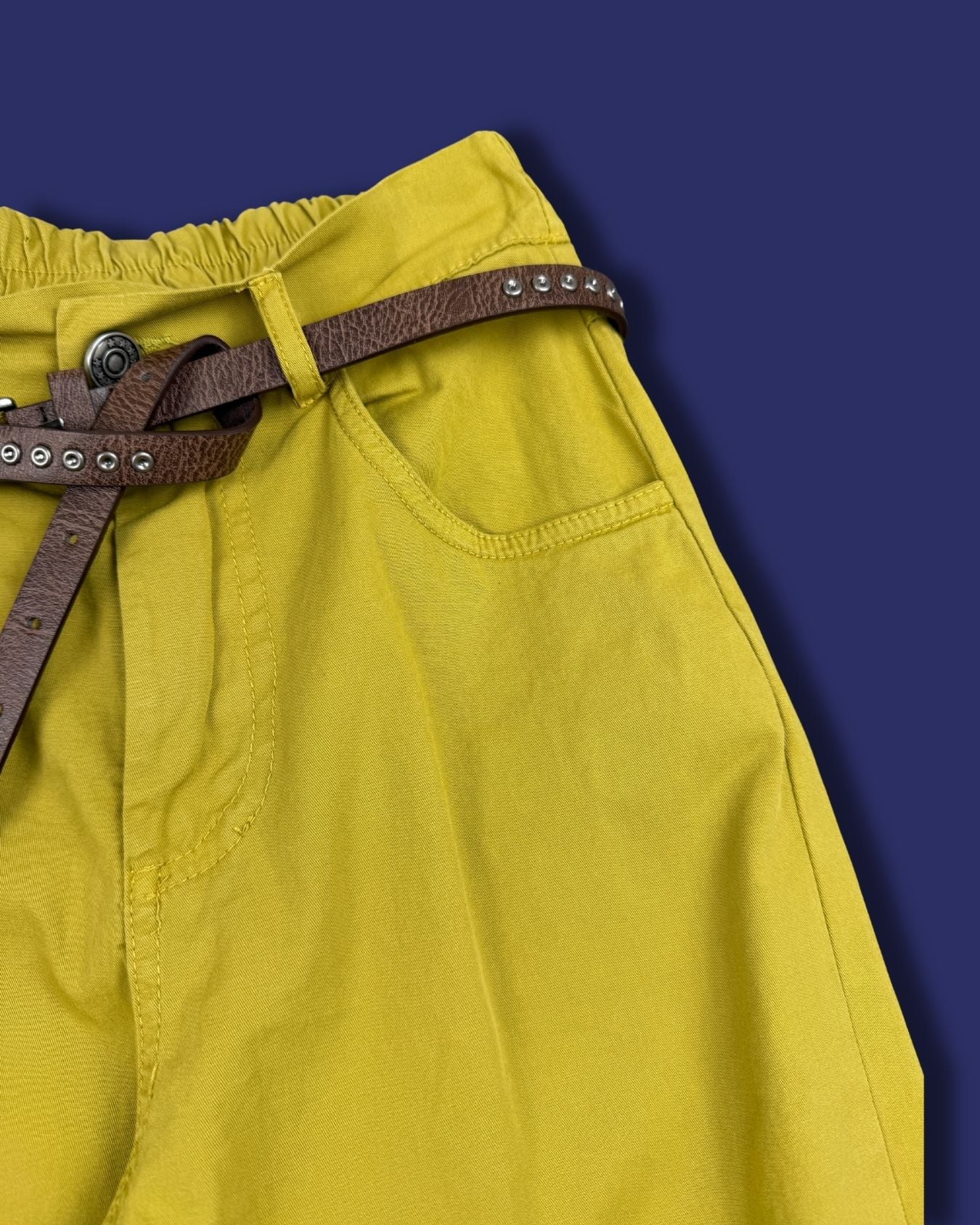 PANTALONE C.TASCHE ELASTICO E CINTA