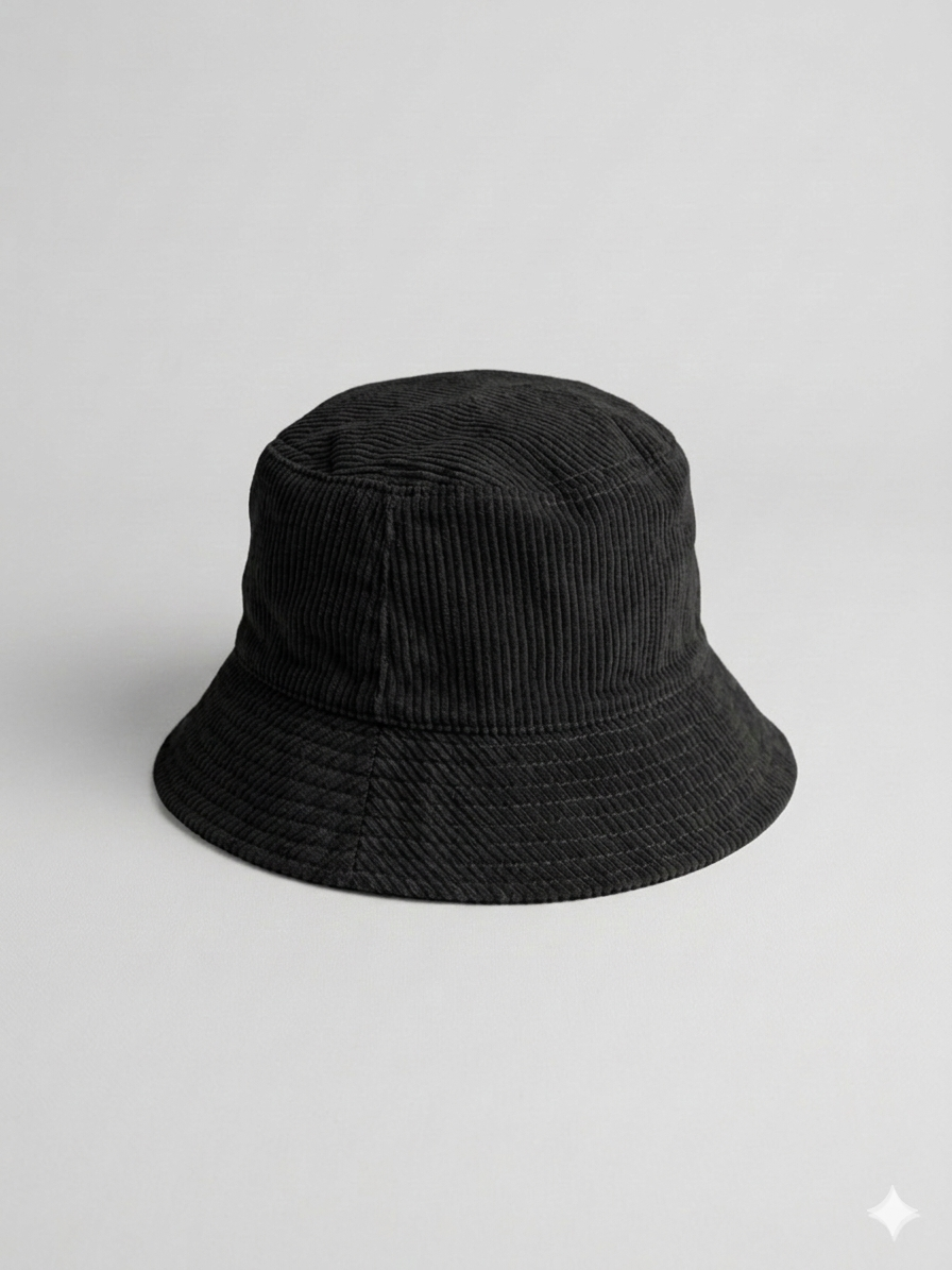 CAPPELLO BUCKET IN VELLUTO A COSTE
