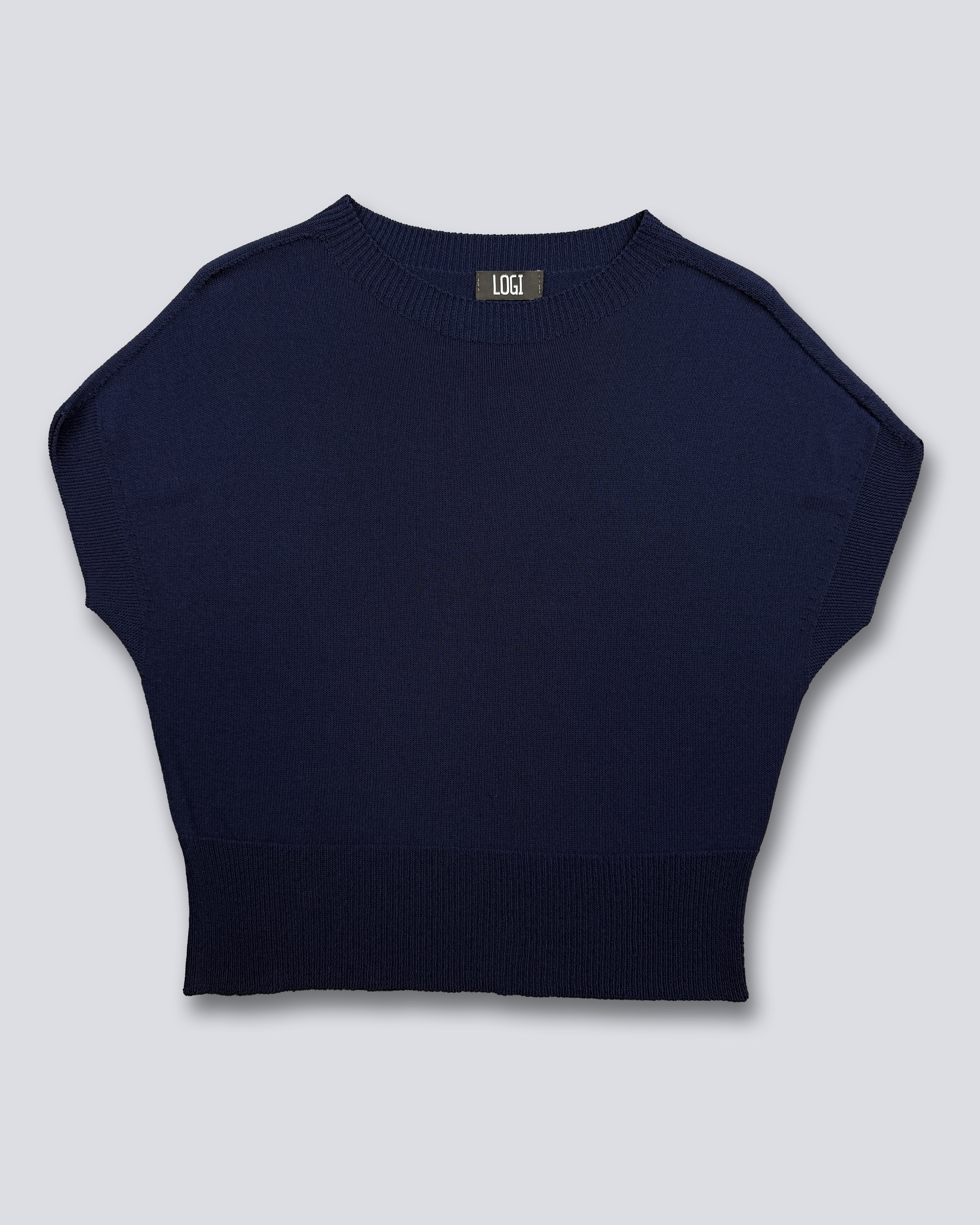 MAGLIA CROP IN FILO GIROCOLLO