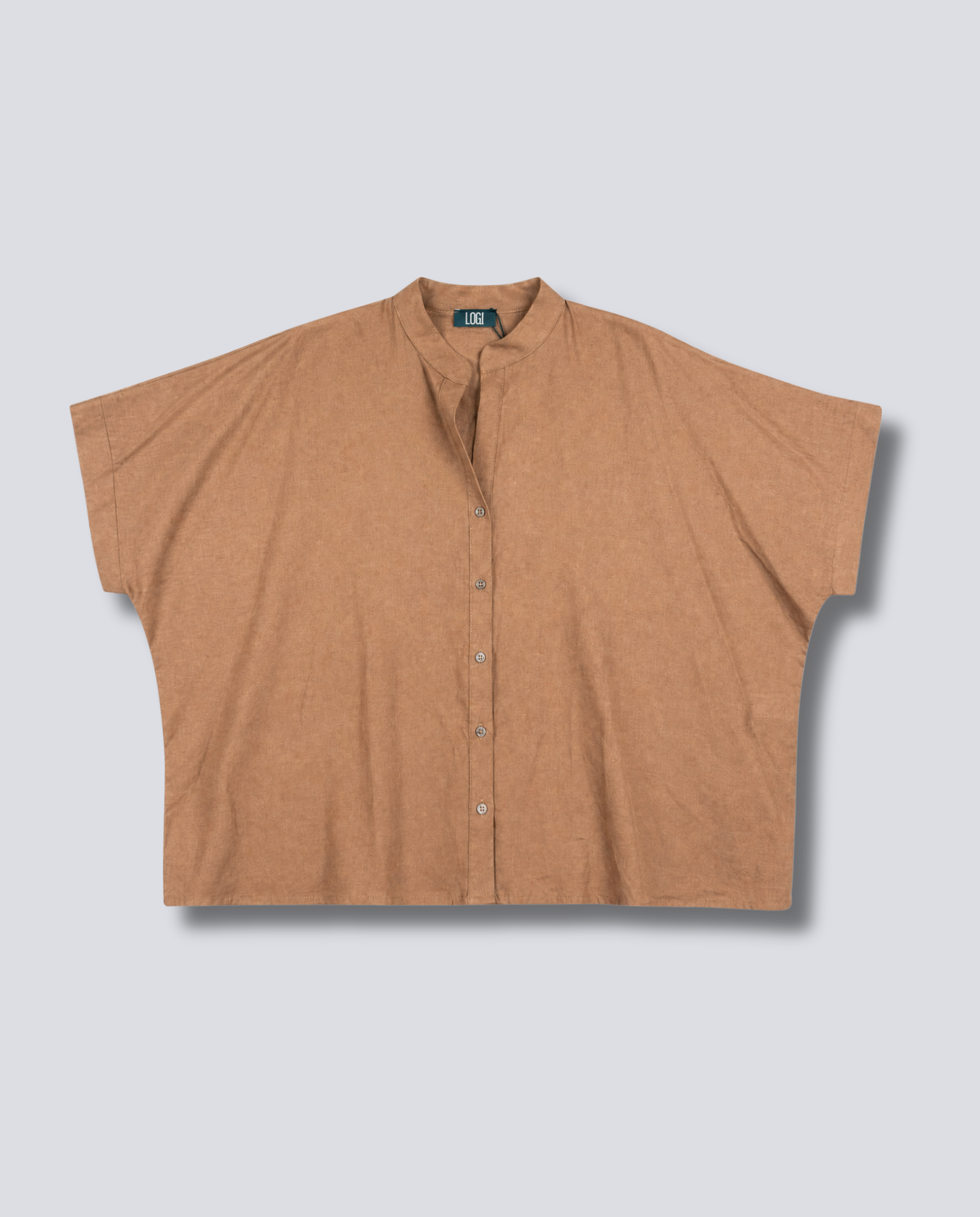 CAMICIA GURU IN LINO VISCOSA