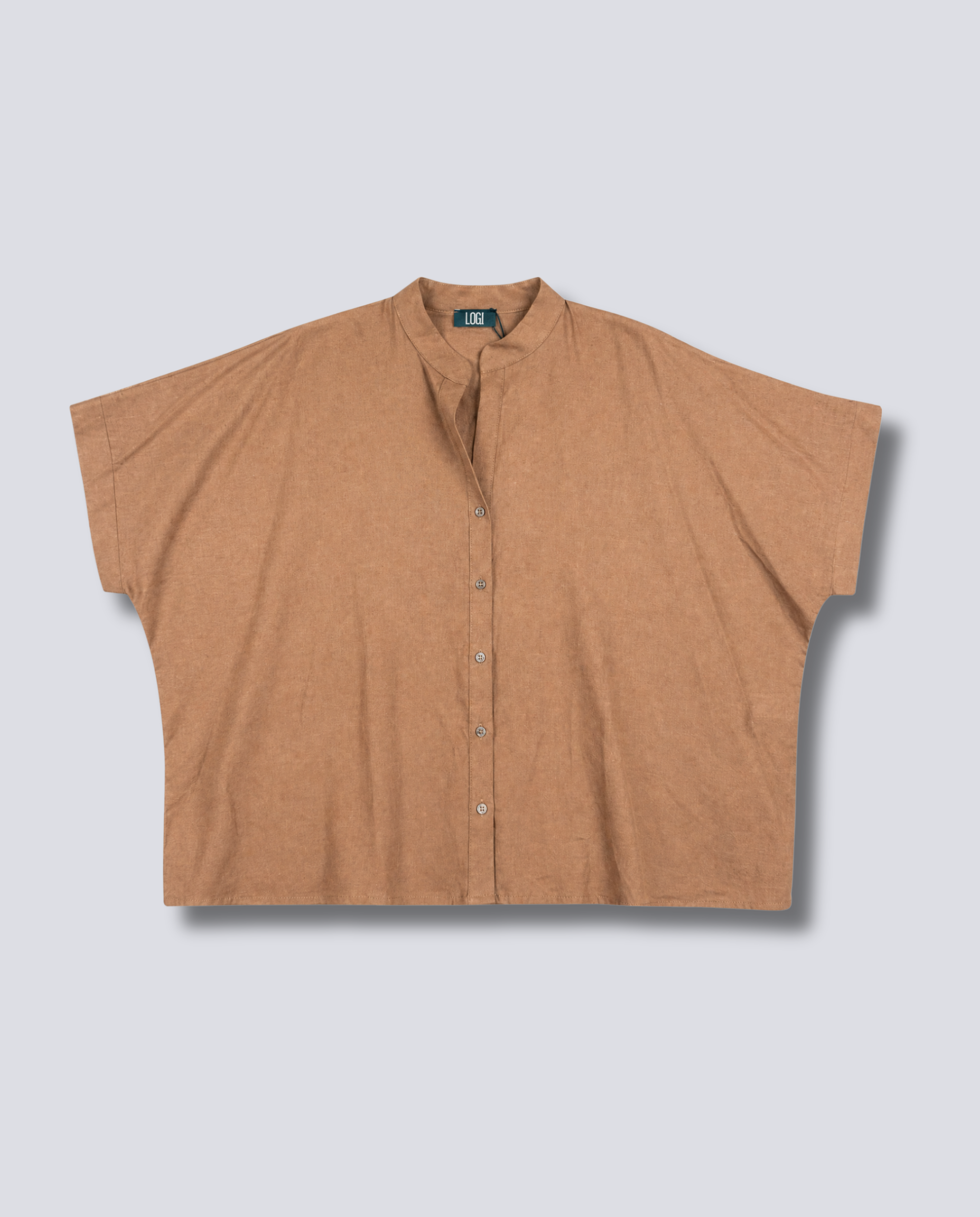 CAMICIA GURU IN LINO VISCOSA