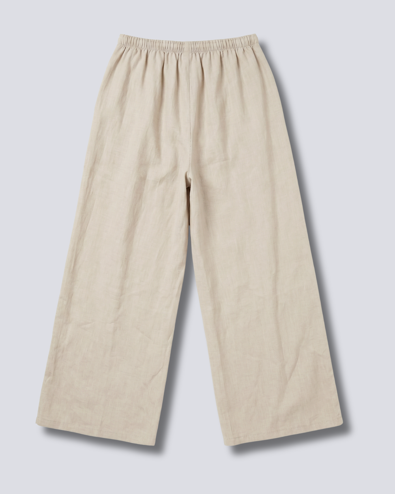 PANTALONE PALAZZO IN LINO VISCOSA