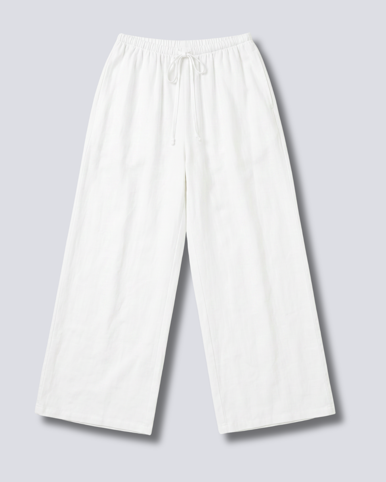 PANTALONE PALAZZO IN LINO VISCOSA