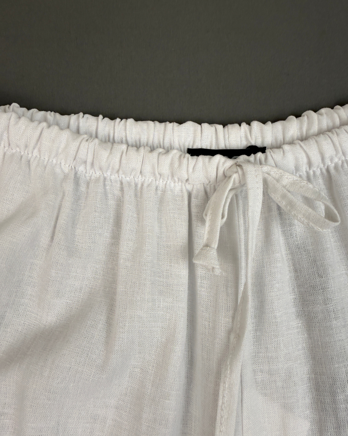PANTALONE PALAZZO IN LINO VISCOSA