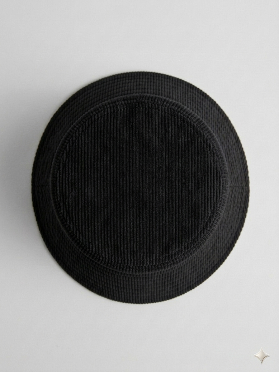 CAPPELLO BUCKET IN VELLUTO A COSTE