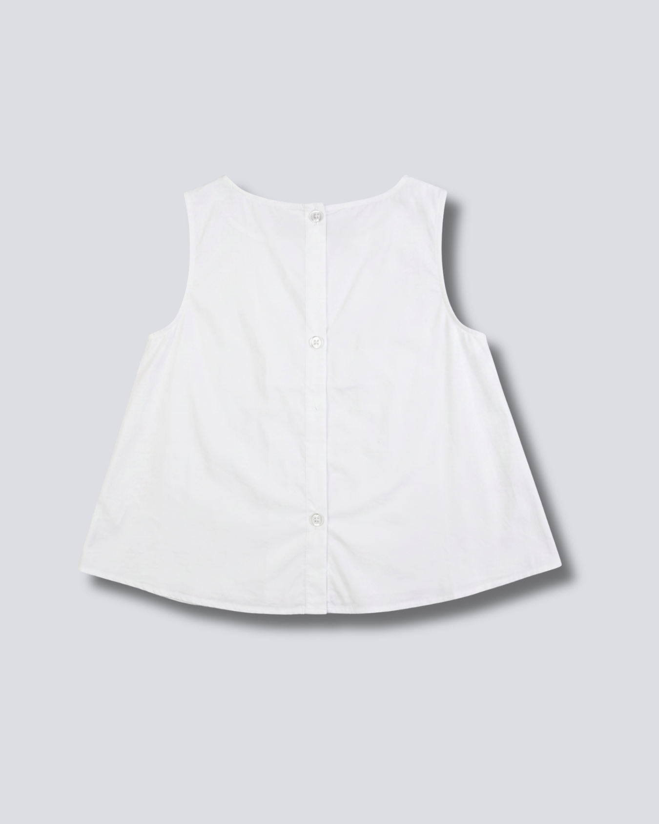 MAGLIA SMANICATA BOTTONI DIETRO