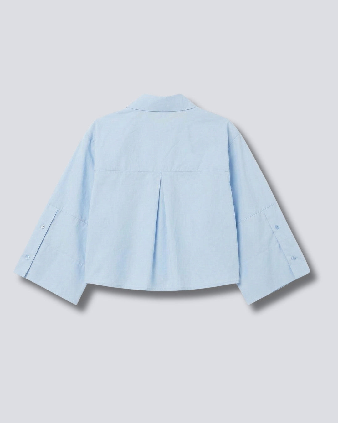 CAMICIA CROP MANICA CAMPANA