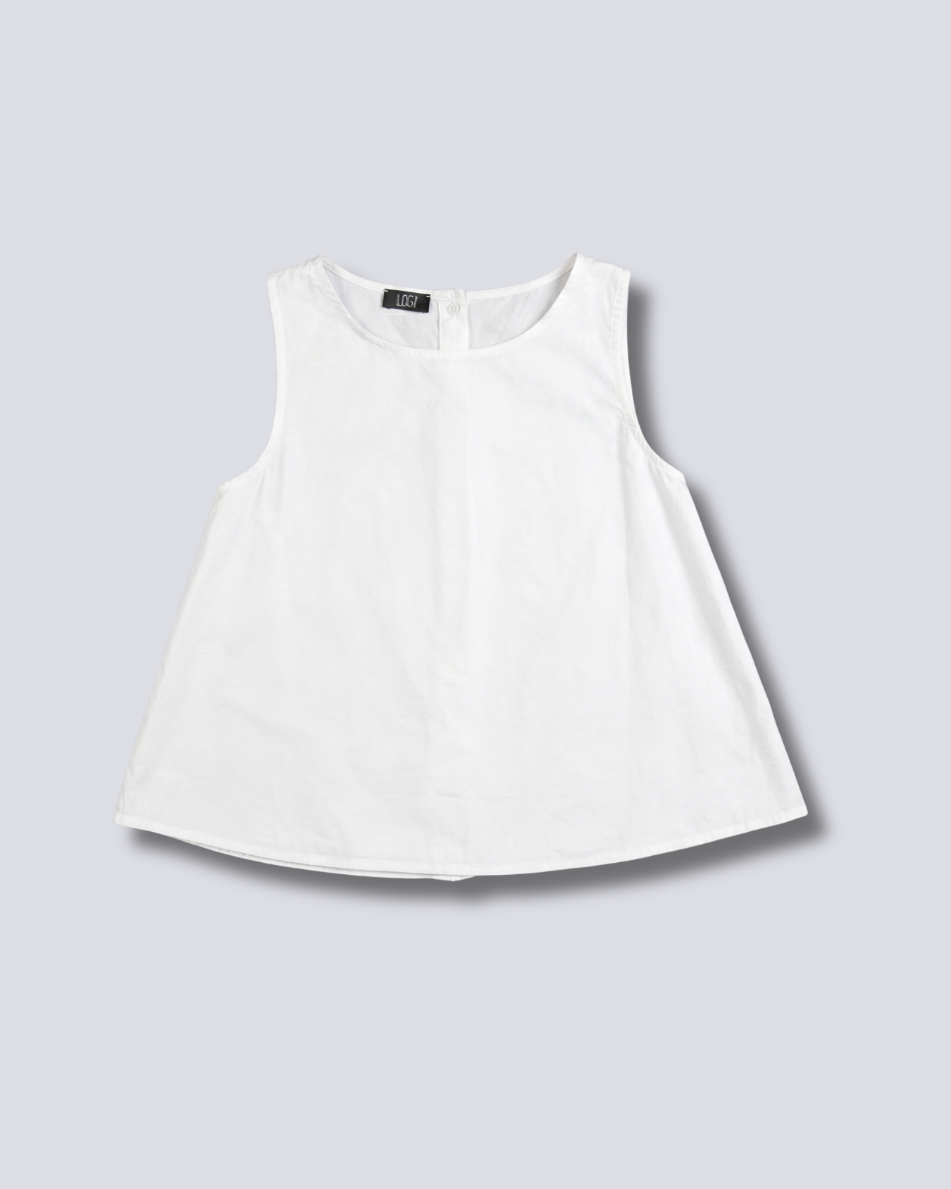 MAGLIA SMANICATA BOTTONI DIETRO
