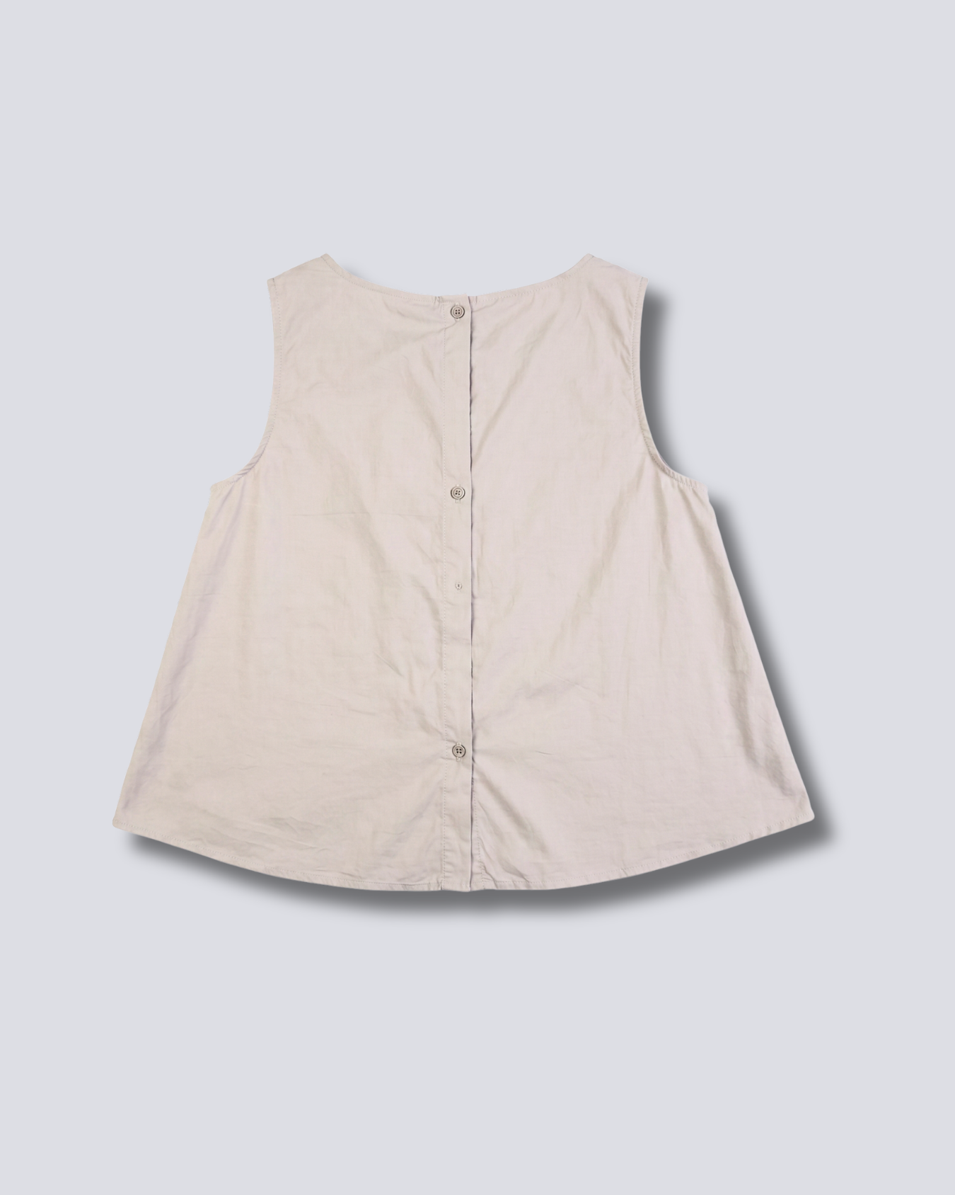 MAGLIA SMANICATA BOTTONI DIETRO