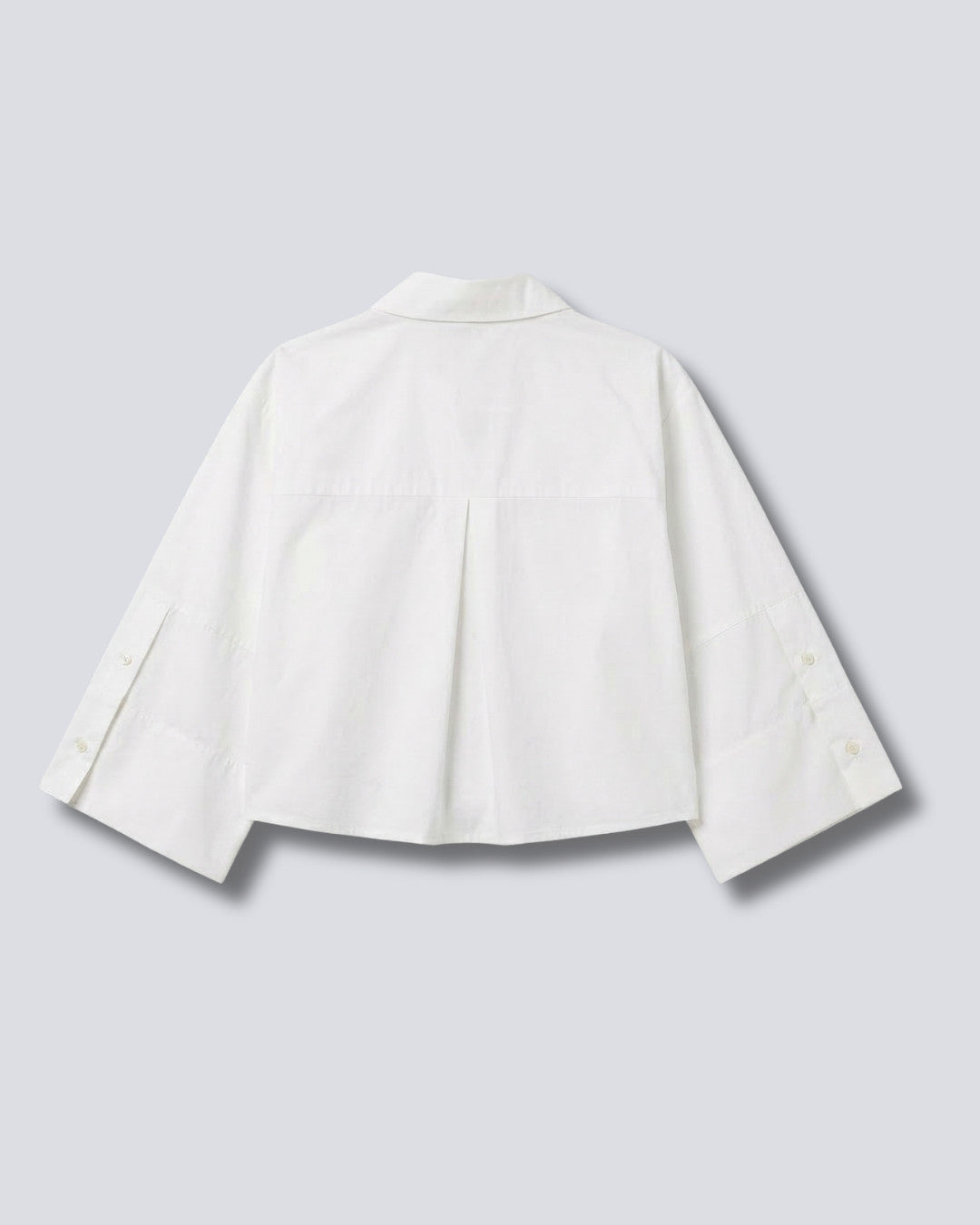 CAMICIA CROP MANICA CAMPANA