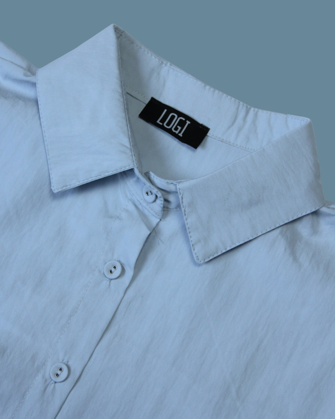 CAMICIA OVER BOTTONI MANICA