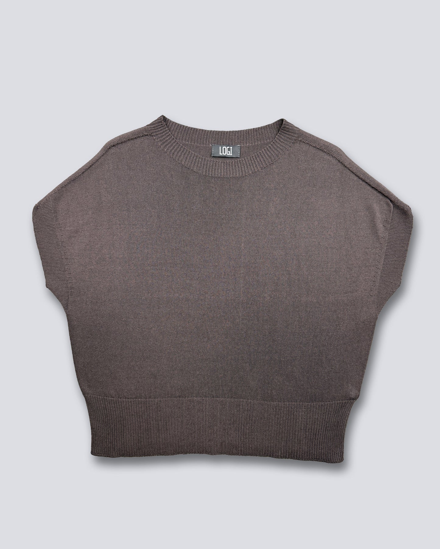 MAGLIA CROP IN FILO GIROCOLLO