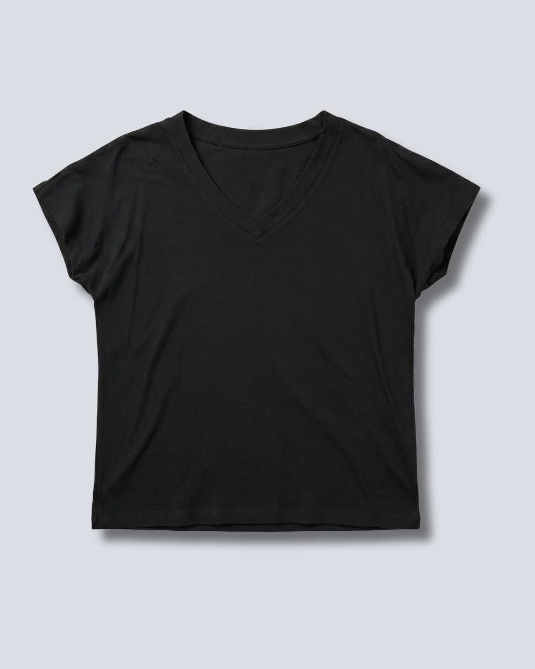 T-SHIRT CROP SCOLLO A V