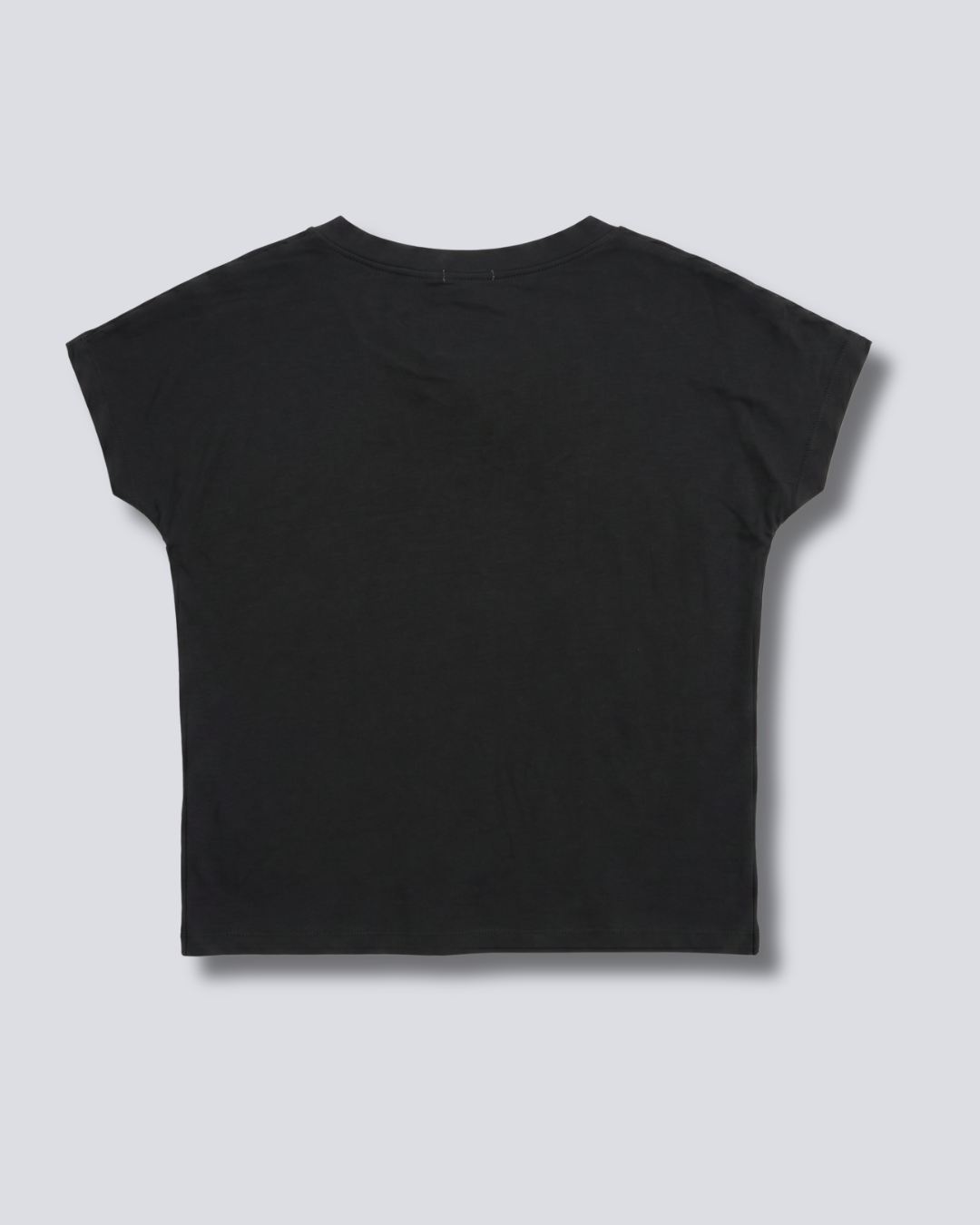 T-SHIRT CROP SCOLLO A V