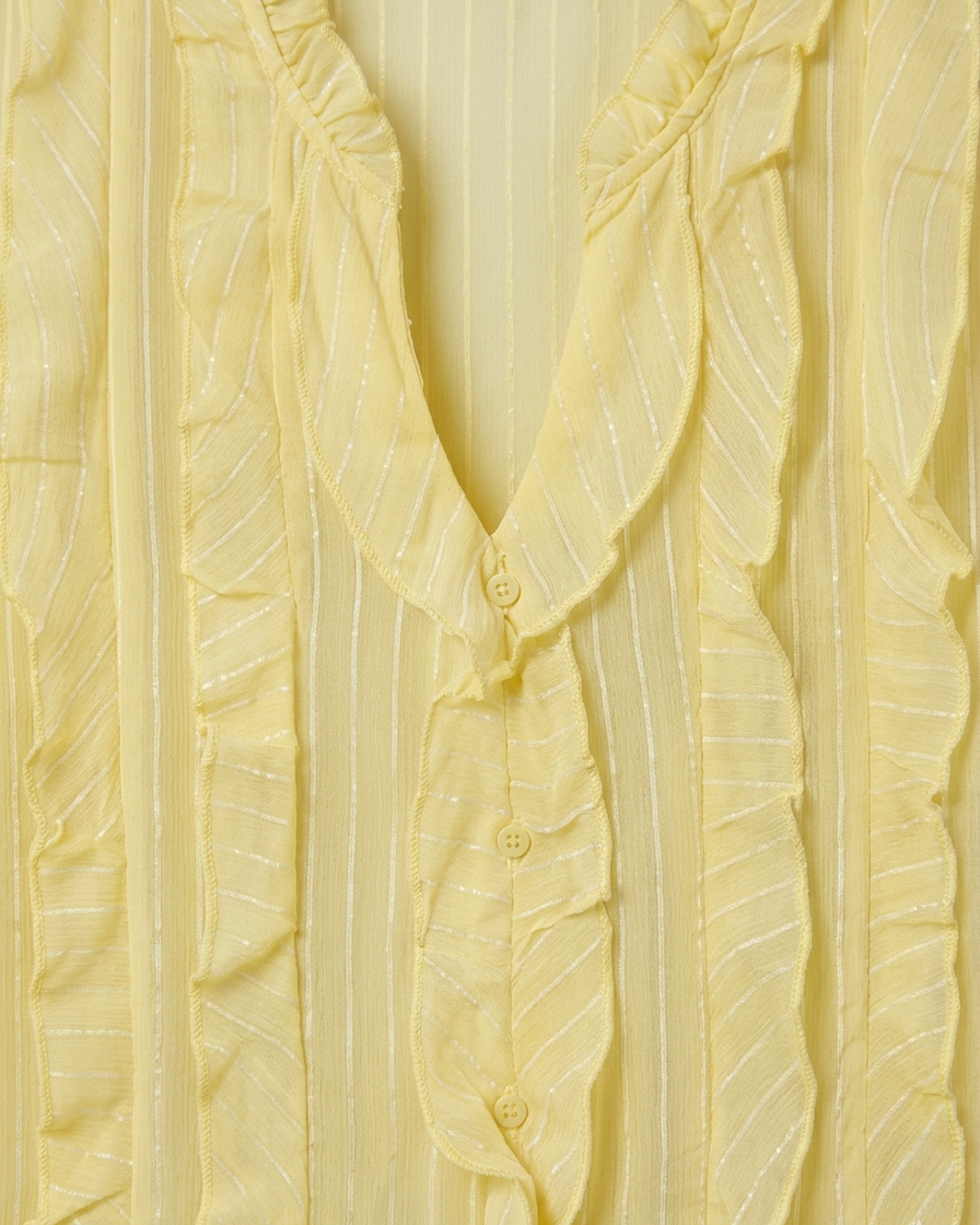 CAMICIA ROUCHES FANT. GESSATA