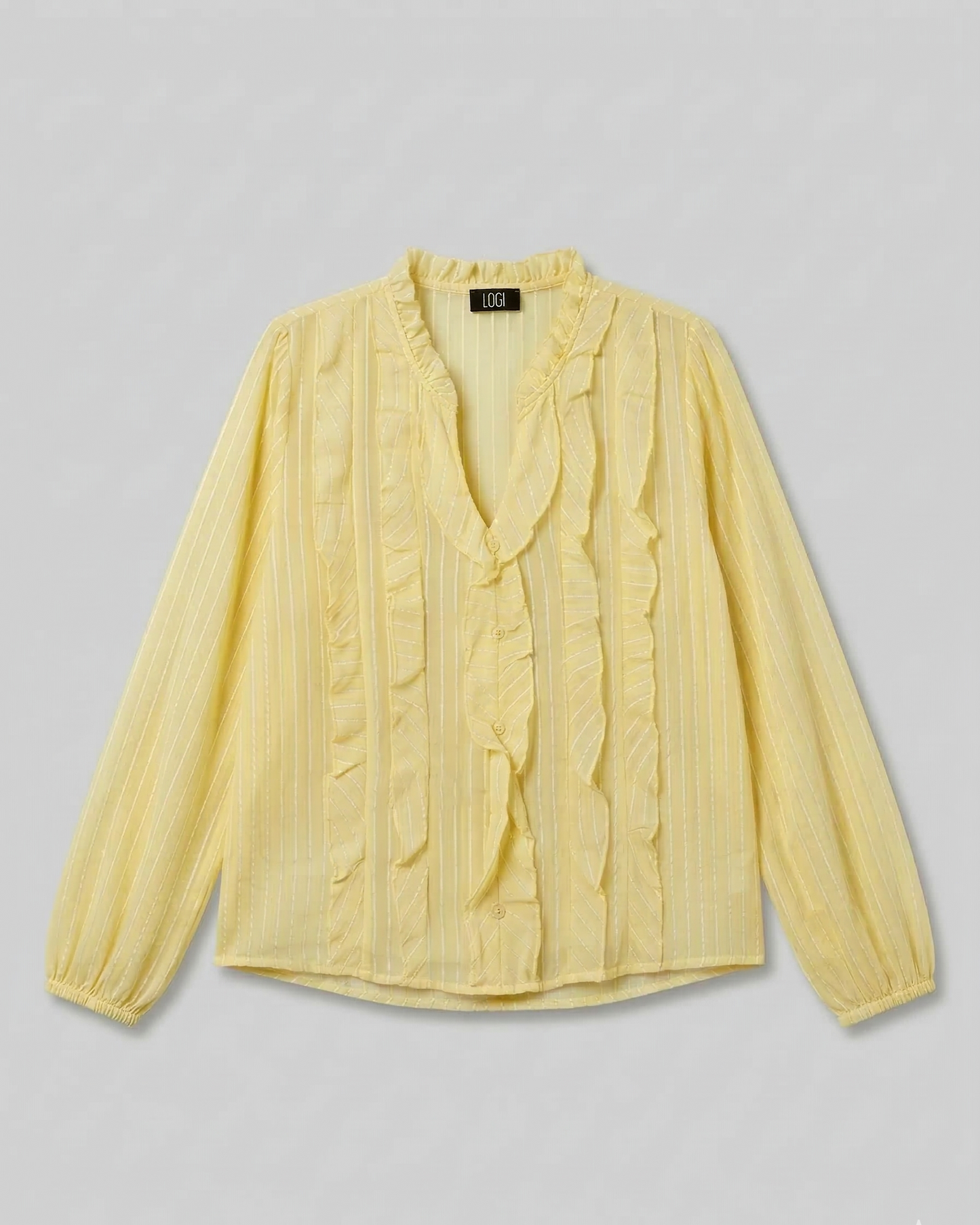 CAMICIA ROUCHES FANT. GESSATA