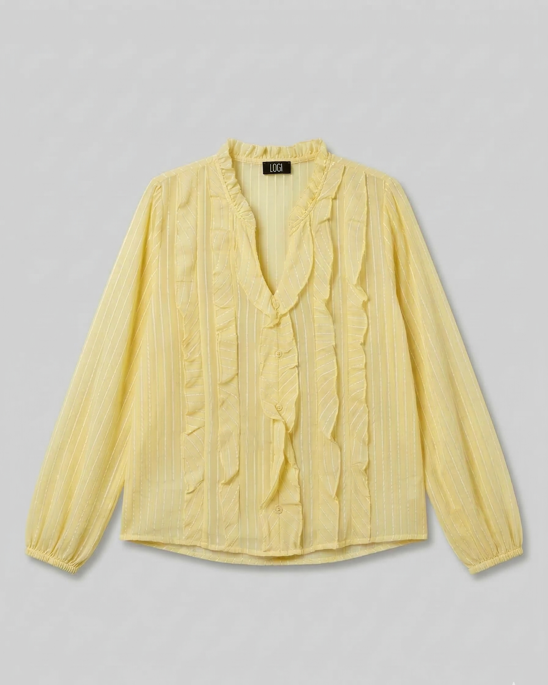 CAMICIA ROUCHES FANT. GESSATA
