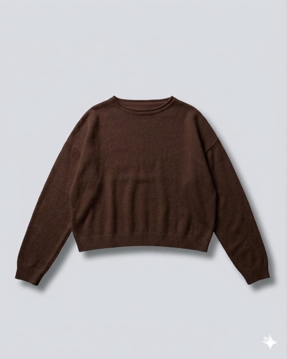 MAGLIA CROP COLLO SHIFFER
