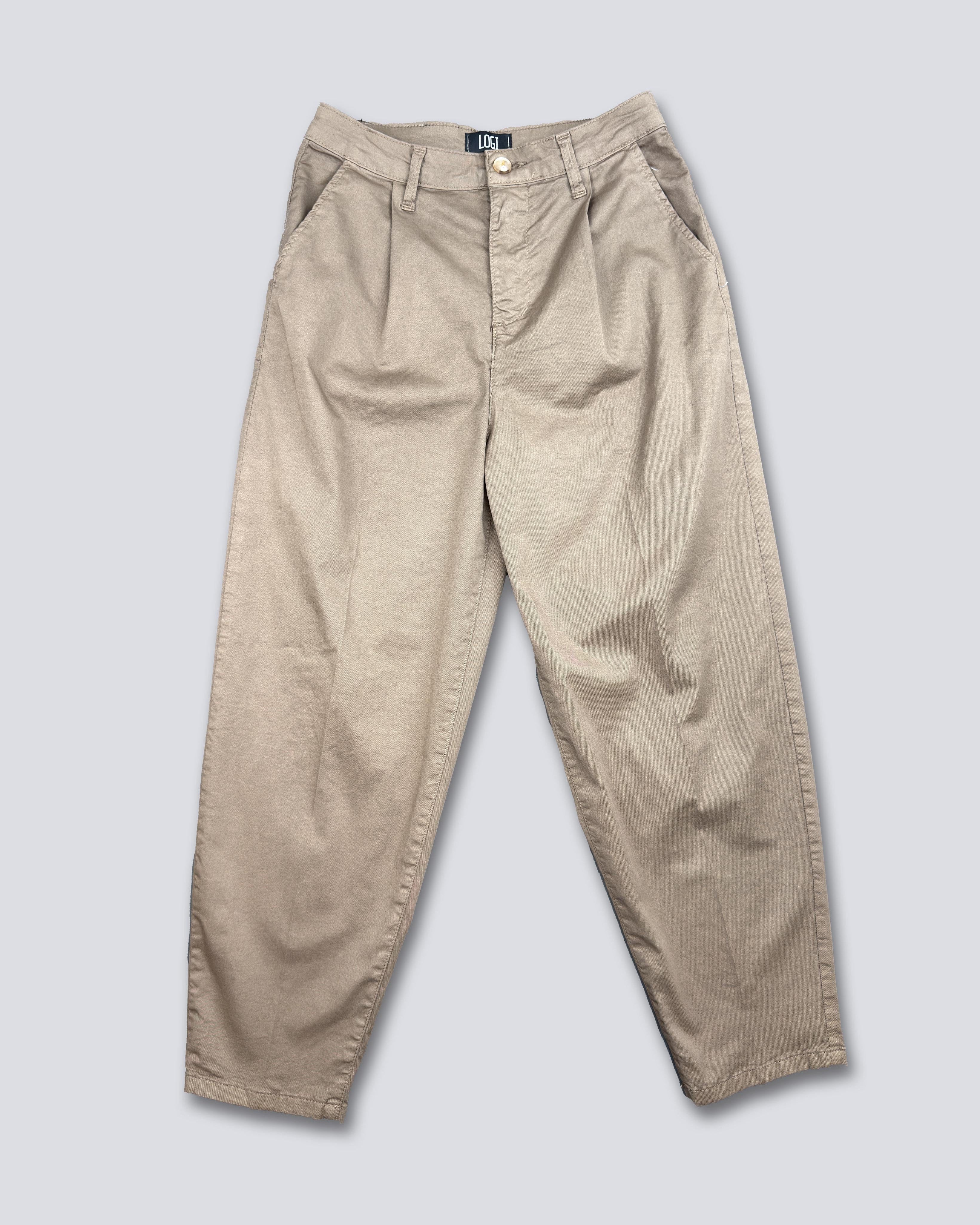 PANTALONE PINCES FONDO STRETTO