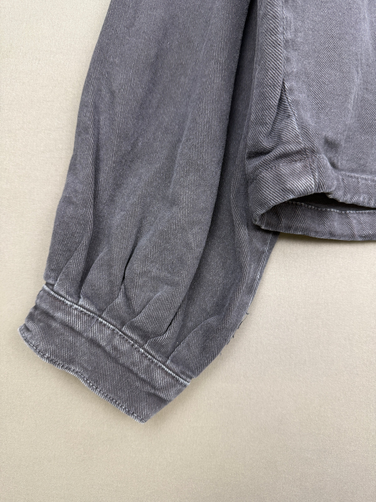 GIUBBINO CROP OVERSIZE IN DENIM