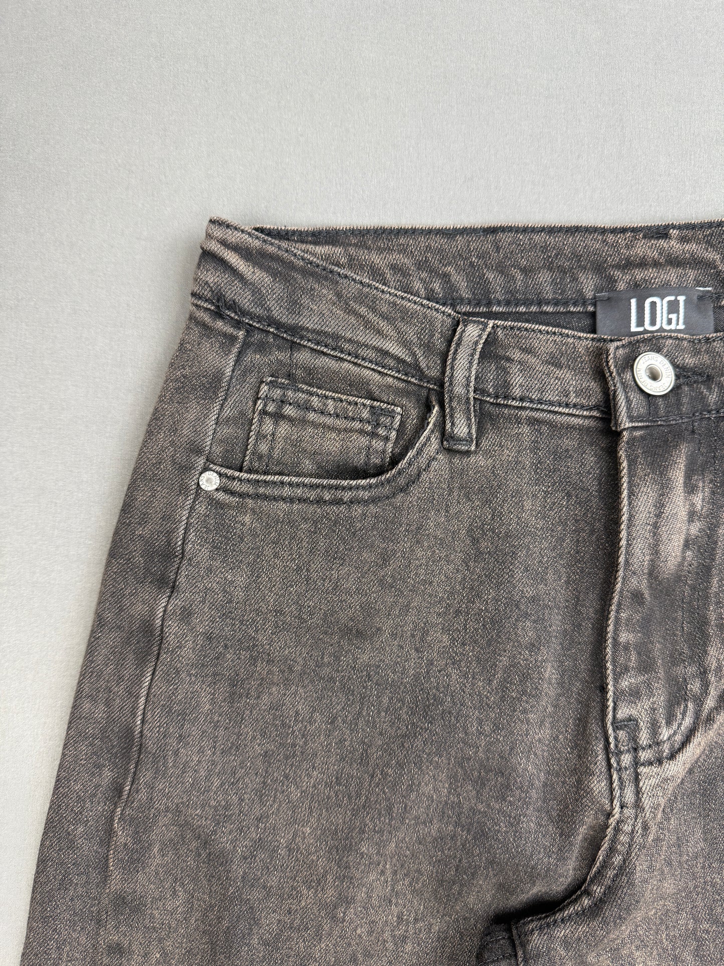 JEANS BLACK BROWN PALAZZO