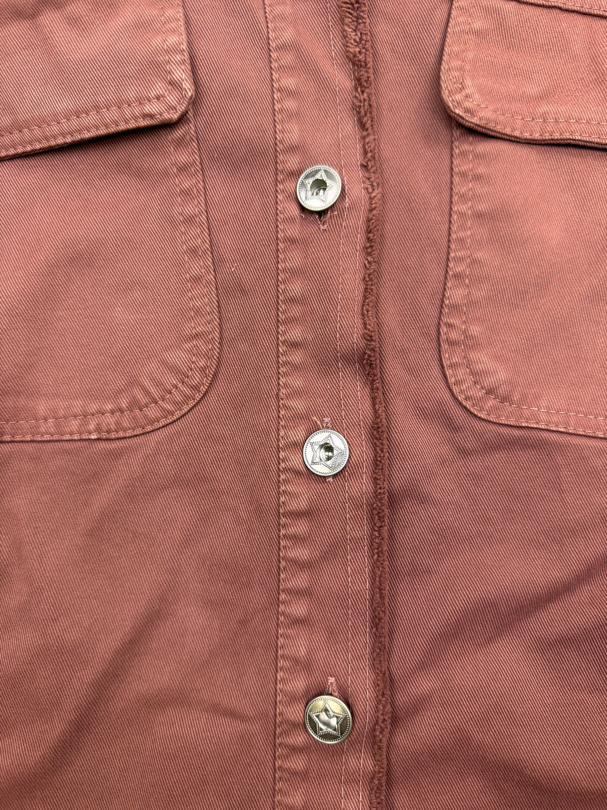 GIUBBINO DENIM E FELPA FRANGE